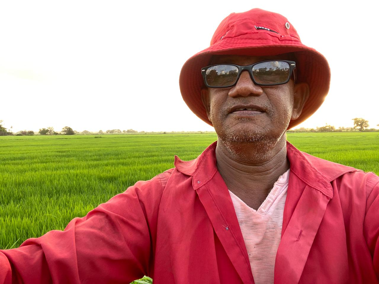 Candid laughing photo